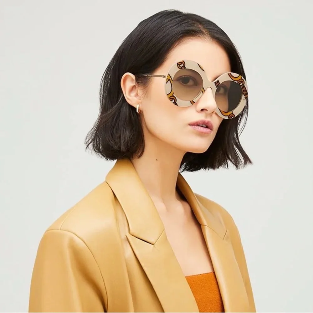 NEW GUCCI SUNGLASSES GG0894S 003 WOMEN GOLD GUCCI GG0894S - Picture 2 of 11